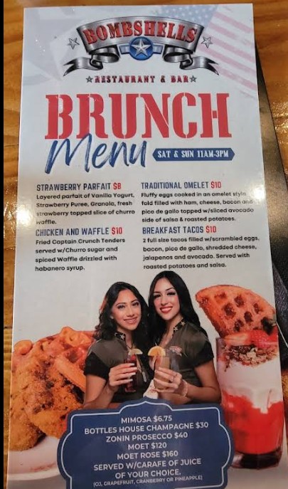 Bombshells Restaurant & Bar Menu – Burgers, Wings, Drinks & More in Houston